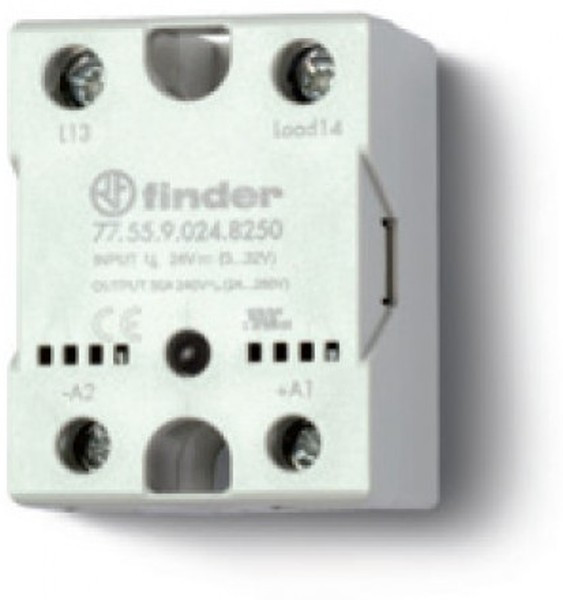 77.55.9.024.8650, 77 Series Solid State Relay, 50 A Load, Heatsink, 660 V ac Load, 24 V dc Control 77.55.9.024.8650, 77 Series Solid State Relay, 50 A Load, Heatsink, 660 V ac Load, 24 V dc Control