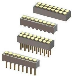 857-10-008-10-051000, Headers &amp; Wire Housings 8P 2R THRU-HOLE .197 HEIGHT TARGET