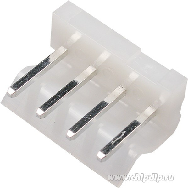 MPW-4 (DS1074-4 M), Вилка на плату 5.08мм прямая 4pin