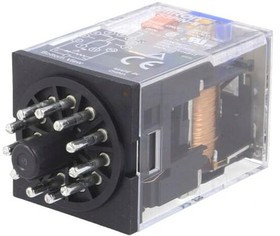 MKS3PIN-5-24DC, Реле электромагнитное, 3PDT, Uобмотки 24ВDC, 10A/250ВAC, 10А MKS3PIN-5-24DC, Реле электромагнитное, 3PDT, Uобмотки 24ВDC, 10A/250ВAC, 10А