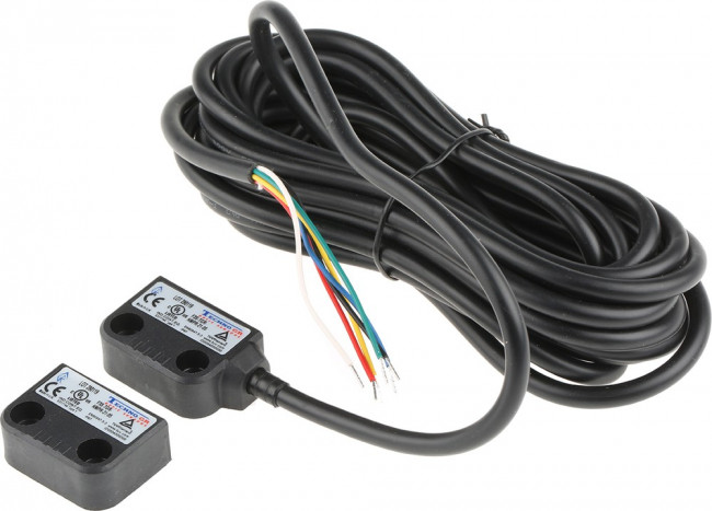 F3STGRNMPR2105, Non-Contact Safety Switch, 2NC / 1NO, IP67, Cable, 5 m