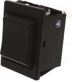 C1570ALAAAB, DPDT, On-Off-On Rocker Switch Panel Mount