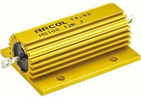 HS100 R33 J, Wirewound Resistor 100W, 330mOhm, 5%