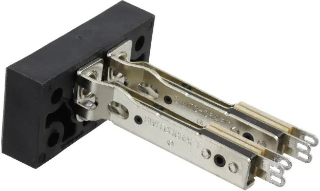 2332BX, Phone Connectors DUAL JACK BLOCK RoHS