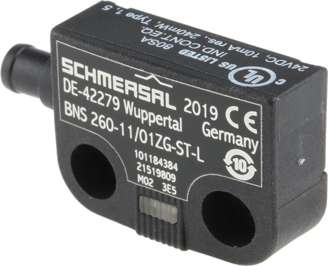 BNS 260-11/01ZG-ST-L, BNS260 Series Magnetic Non-Contact Safety Switch, 24V dc, Plastic Housing, NO/NC, M8 BNS 260-11/01ZG-ST-L, BNS260 Series Magnetic Non-Contact Safety Switch, 24V dc, Plastic Housing, NO/NC, M8