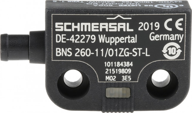 BNS 260-11/01ZG-ST-L, BNS260 Series Magnetic Non-Contact Safety Switch, 24V dc, Plastic Housing, NO/NC, M8 BNS 260-11/01ZG-ST-L, BNS260 Series Magnetic Non-Contact Safety Switch, 24V dc, Plastic Housing, NO/NC, M8