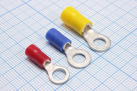 Клемма"O" d 5,3, обжимная, синяя; №770 B клемма"O" d 5,3\\S1,5~2,5\\\син\\