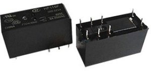 HF115F/009-2Z4BF, Реле, 9VDC, 2 form C, 2 pole 8A, материнал контактов AgNi, аналог для 6-1393243-2
