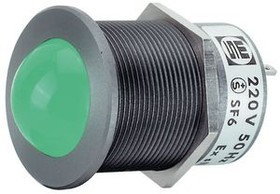 WSF30F1C230AAP, LED Indicator, Red, 25mm, 230V, Faston Terminal, 2.8 x 0.8 mm
