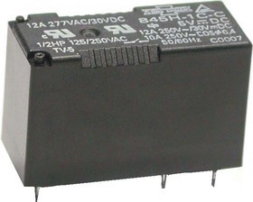 507-1AH-F-C 05VDC (845H-1A-C 05VDC), Реле 1зам. 05В / 12A, 240V (OBSOLETE)