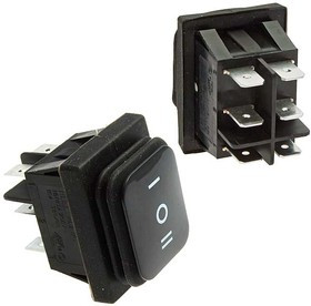 SB090 IP65 (on)-off-(on) 22x30mm, Клавишный переключатель SB090, IP65, (ON)-OFF-(ON), 22x30 мм