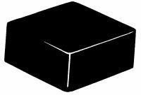 B32-1240, Крышка переключателя, Тактильными переключателями серий Omron B3F и B3W, Синий