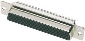 09564004704, Разъем D Sub, HD62, High Density, Гнездо, 62 контакт(-ов), DC, Solder Cup