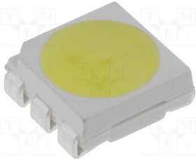 OF-SMD5060W, Светодиод, SMD, 5060,PLCC6, белый, 18-20лм, 120°, 5x5мм