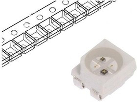 OSIRXDS2C1A-I3I5, ИК-передатчик, PLCC4, 850/940нм, прозрачная, 5-10мВт,15-20мВт