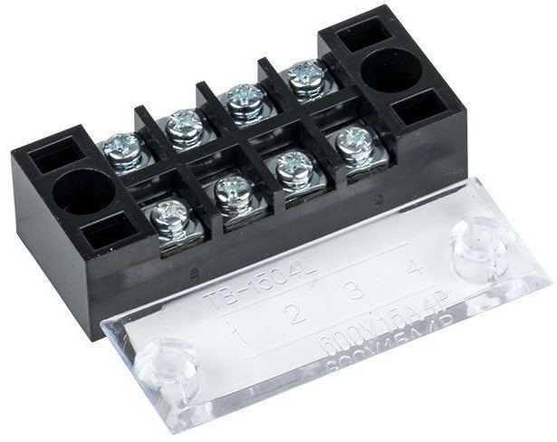 Терминал клеммный TB-1504 до 1.5мм2 15A 4 клеммные пары