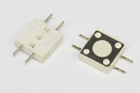 Тактовая кнопка, 12x12x 4.3, алгоритм работы NO, контакты 4P, ПКН-125