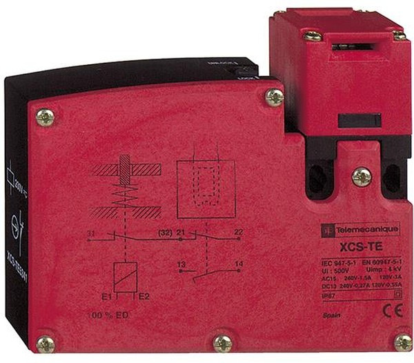 XCSTE7311, XCS-TE Series Solenoid Interlock Switch, Power to Unlock, 24V ac/dc XCSTE7311, XCS-TE Series Solenoid Interlock Switch, Power to Unlock, 24V ac/dc