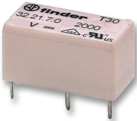 32.21.7.005.2300, Универсальное реле, серия 32, силовое, SPST-NO, 5В DC, 6А