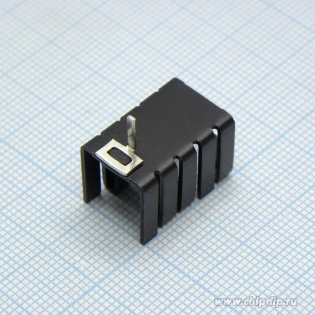 V8508C, Радиатор для корпусов TO220, 12.7*19*12.7, тепловое сопротивление 21 К/Вт