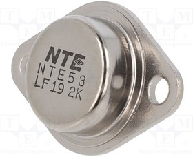 NTE53, Транзистор: NPN, биполярный, 400В, 15А, 100Вт, TO3