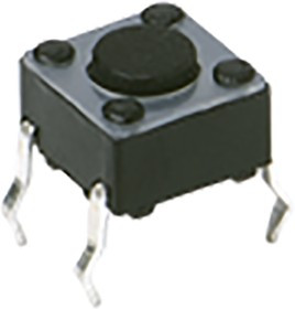 PTS645SH43SMTR 92 LFS, IP40 Top Tactile Switch, SPST 50 mA 1.05mm Surface Mount