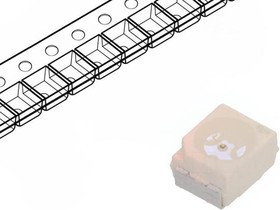 LS T67K-J1K2-1, LED; SMD; 3528,PLCC2; red; 15?30mlm; 4.5?9mcd; 3.4x3x2.1mm; 120°