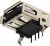 KUSBX-AS1N-B30, USB Connectors A TYPE RECEPTACLE BLACK 30u GOLD