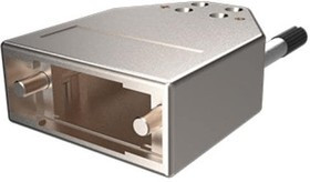 8655MH0911LF, D-Sub Backshells Metal-Straight exit E 9 way shell 8655MH0911LF, D-Sub Backshells Metal-Straight exit E 9 way shell