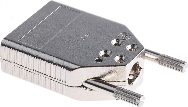 8655MH0911LF, D-Sub Backshells Metal-Straight exit E 9 way shell 8655MH0911LF, D-Sub Backshells Metal-Straight exit E 9 way shell