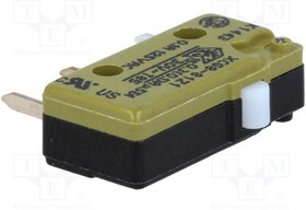 XCG8-81, Микропереключатель SNAP ACTION, без рычага, SPDT, 0,3A/30ВAC