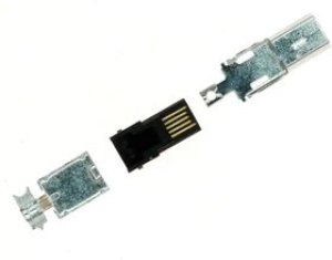 UX40-MB-5P, USB Connectors MINI B CBLE PLUG STRT SOLDER 3.5-4.0