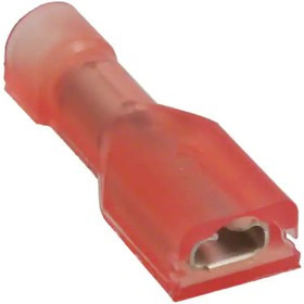 2-520273-2, Quick Disconnect Terminal 18-22AWG Brass Red RCP 18.66mm Tin Bag