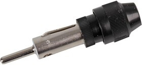 AERIAL PLUG S/LESS, Разъем РЧ / Коаксиальный, DIN, Прямой Штекер, Винт, Никель