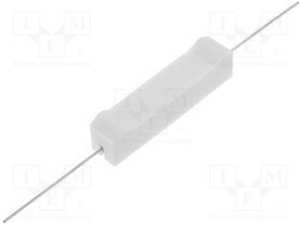 AX10WA-5R6, Резистор проволочный, керамический, THT, 5,6Ом, 10Вт, ±5%
