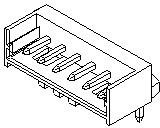 53254-0870, Pin Header, Signal, 2 мм, 1 ряд(-ов), 8 контакт(-ов), Through Hole Right Angle