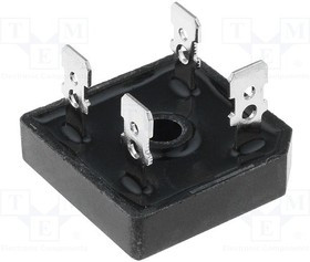 BR504, Диодный мост: однофазный, Urmax: 400В, If: 50А, Ifsm: 500А, BR-25