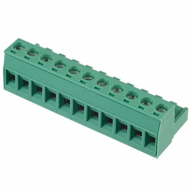 1757103, Pluggable Terminal Blocks 11 Pos 5.08mm pitch Plug 24-12 AWG Screw