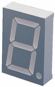 SC15-11CGKWA, SC15-11CGKWA 7-Segment LED Display, CC Green 100 mcd RH DP 38mm SC15-11CGKWA, SC15-11CGKWA 7-Segment LED Display, CC Green 100 mcd RH DP 38mm