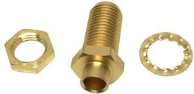 R125305000W, RF Connectors / Coaxial Connectors SMA / STRAIGHT BULKHEAD JACK SOLDER TYPE CABLE .141