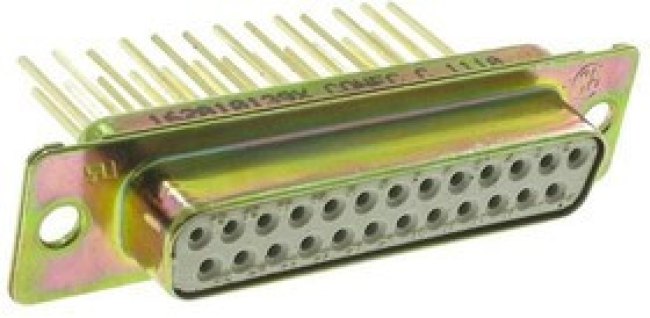 162A10139X, D-Sub Standard Connectors 25P DSUB SKT STRT WIRE WRAP THRU-HOLE
