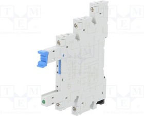 41F-1Z-C2-5, Панелька, PIN: 5, 6А, 250ВAC, Монтаж: DIN, Выводы: винтовые клеммы