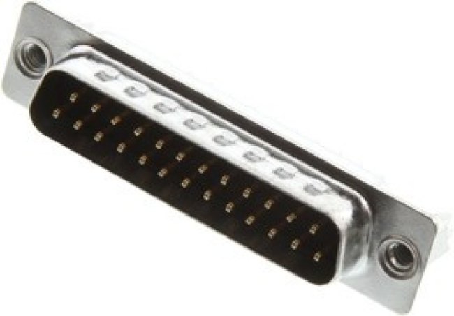 L717SDBH25POL2RM5C309, D-Sub Standard Connectors 25P Sz B Std Density Pin Strt PCB 30u