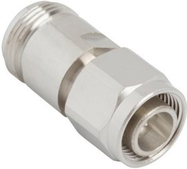 AD-NJ225P-1, RF Adapters - Between Series 2.2/5 Plug to Type N Jack Adapter
