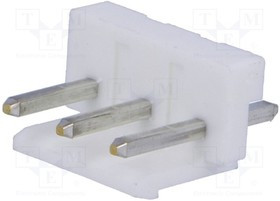 B03P-NV, Гнездо, провод-плата, "папа", 5мм, PIN: 3, Цвет: белый B03P-NV, Гнездо, провод-плата, "папа", 5мм, PIN: 3, Цвет: белый