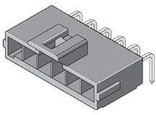 1723102206, Conn Power HDR 6 POS 3.5mm Solder RA Thru-Hole 6 Terminal 1 Port Ultra-Fit™ Tray 1723102206, Conn Power HDR 6 POS 3.5mm Solder RA Thru-Hole 6 Terminal 1 Port Ultra-Fit™ Tray