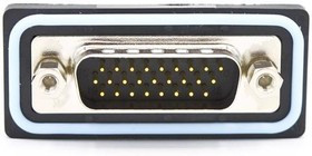 HDF-R26-113L011, D-Sub High Density Connectors 26 pin R/A solder M flash 4-40 int thrd