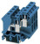 3005235, UK 10-TWIN BU Series Blue Fused DIN Rail Terminal, Double-Level, Screw Termination, Fused