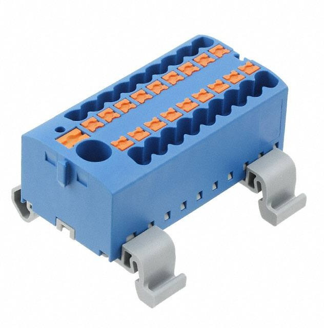 3273244, DIN Rail Terminal Blocks PTFIX6/18X2,5NS35ABU 2.5mm2 w/6mm2 feedi