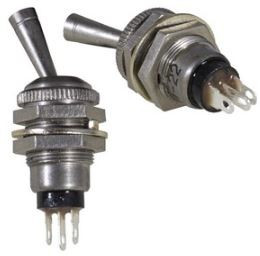 П1Т4-1В, тумблер перекидной однополюсный переключатель с двухпозиционной фиксацией ручки управления 2021 год Россия